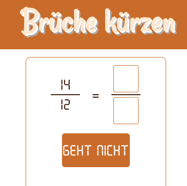 Brüche kürzen