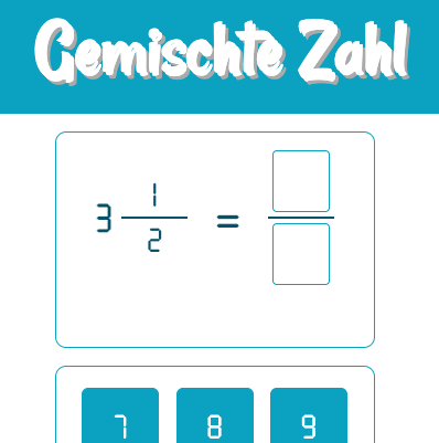 Gemischte Zahl
